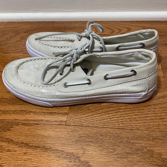 Sperry Sequin Bahama Sneaker (Girl's 5/Women's 7) - Picture 2 of 7